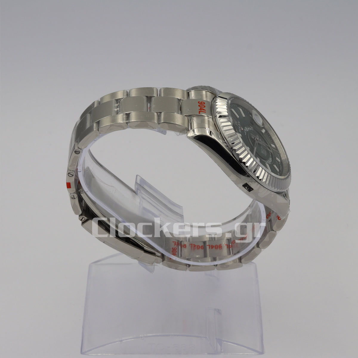 SKY-DWELLER SS GREEN DIAL STICK MARKERS