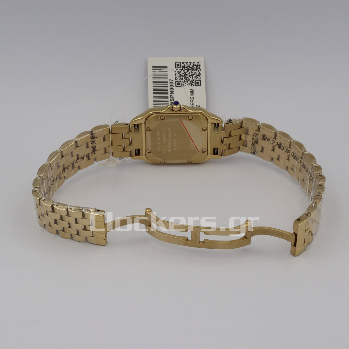 CARTIER PANTHÈRE 18K GOLD DATE ROMAN DIAL WITH