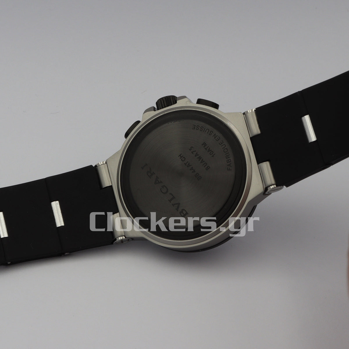 BVLGARI ALUMINIUM 40MM RUBBER BEZEL CHRONOGRAPH WATCH