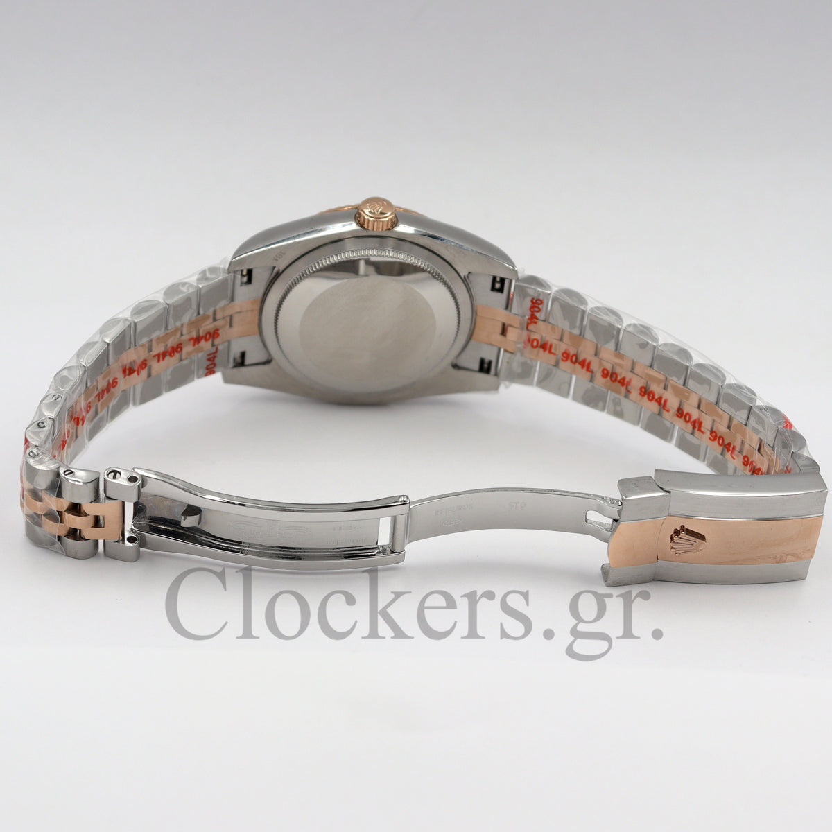 DATE JUST 36MM 2-TONE ROSE GOLD JUBILEE GREY DIAL STICKS MARKERS