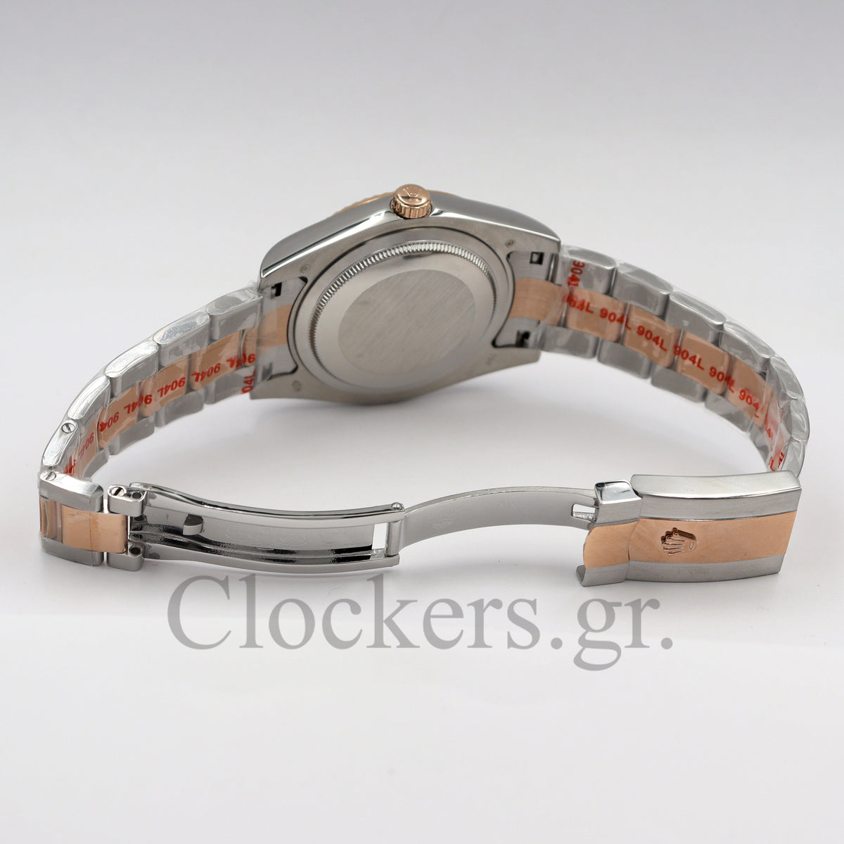 DATE JUST 36 MM 2-TONE OYSTER FLUTED GRAY ROMAN