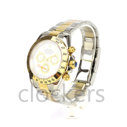COSMOGRAPH DAYTONA 2-TONE WHITE DIAL 40MM CLONE 1:1