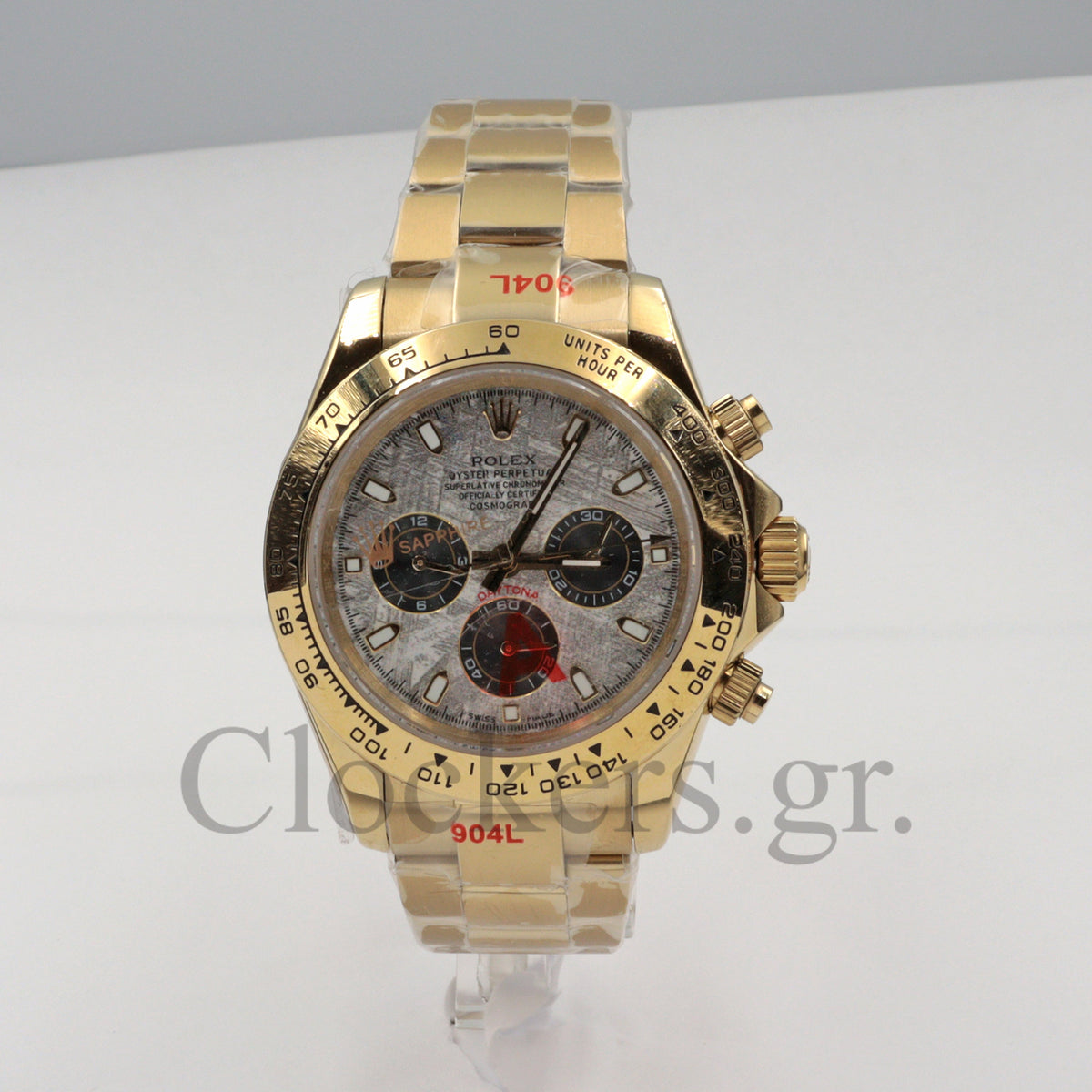 C0SM0GRAPH DAYT0NA GOLD METEORITE DIAL 40MM