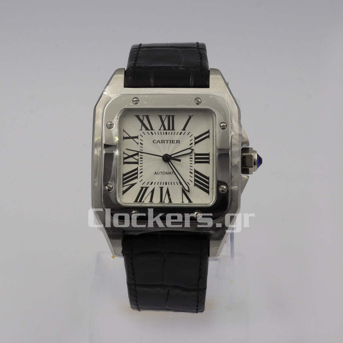 SANTOS 100 STEEL AUTOMATIC LARGE MEN'S WATCH