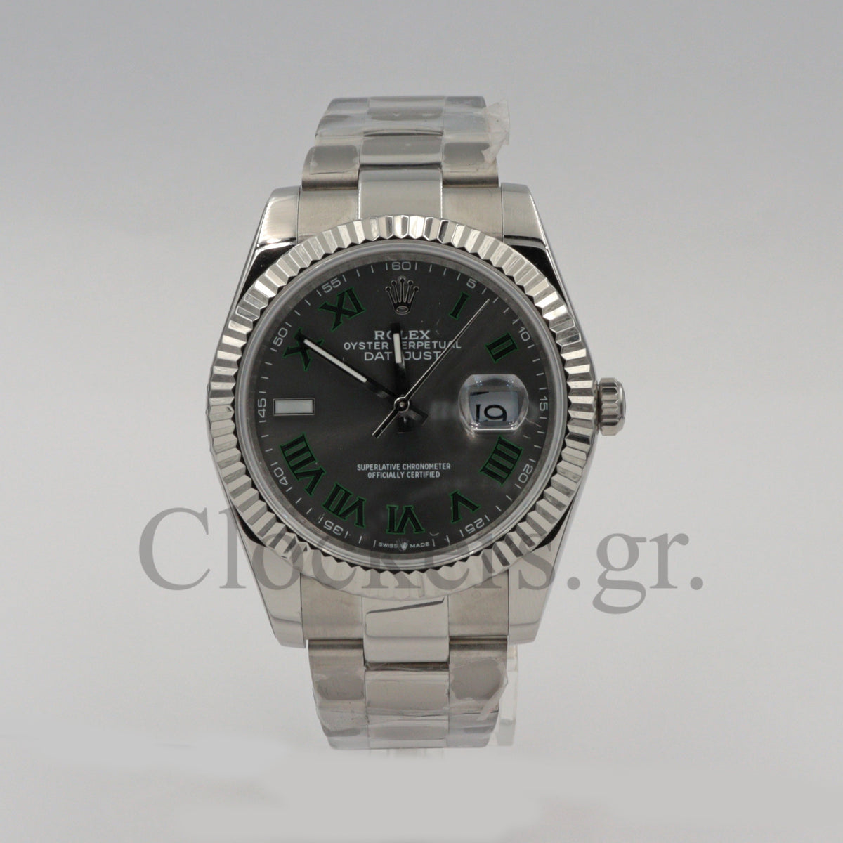 Rolex Datejust 36mm Wimbledon Dial Smooth Bezel Oyster  126200 Unworn 2022+