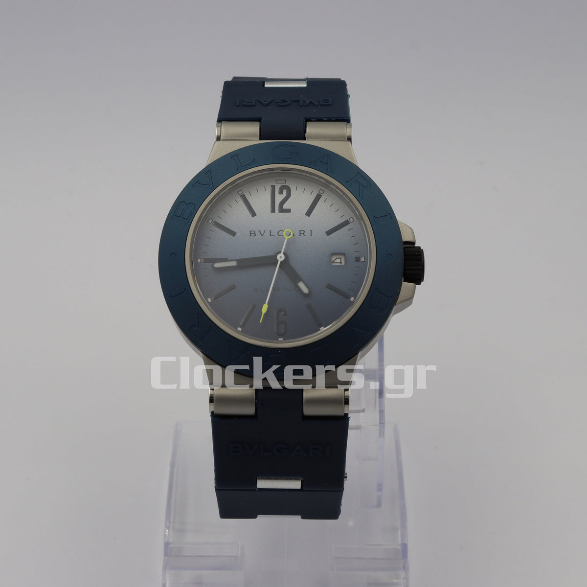 BVLGARI ALUMINIUM 40MM RUBBER BEZEL BLUE 1:1