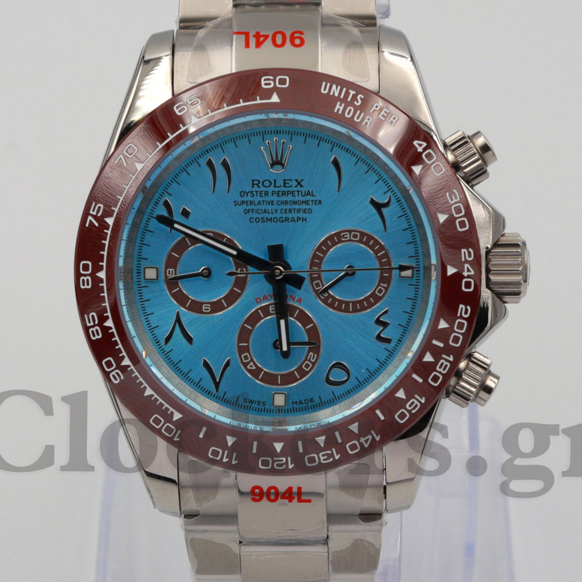 C0SMOGRAPH DAYT0NA SS CERAMIC  ROMAN BLUE DIAL 40MM