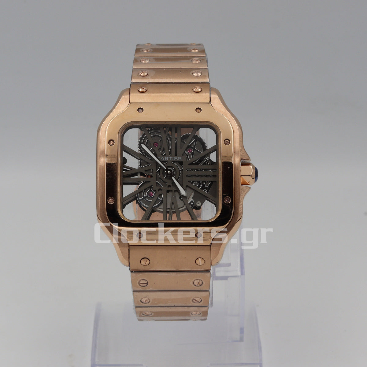 CARTIER SANTOS NEW 2023 SANTOS DE CARTIER SKELETON ROSE GOLD
