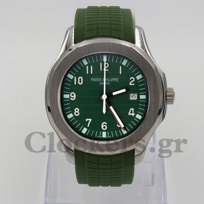 PATEK PHILIPPE AQUANAUT TIME GREEN DIAL AUTOMATIC  5164A-001 CLONE 1:1