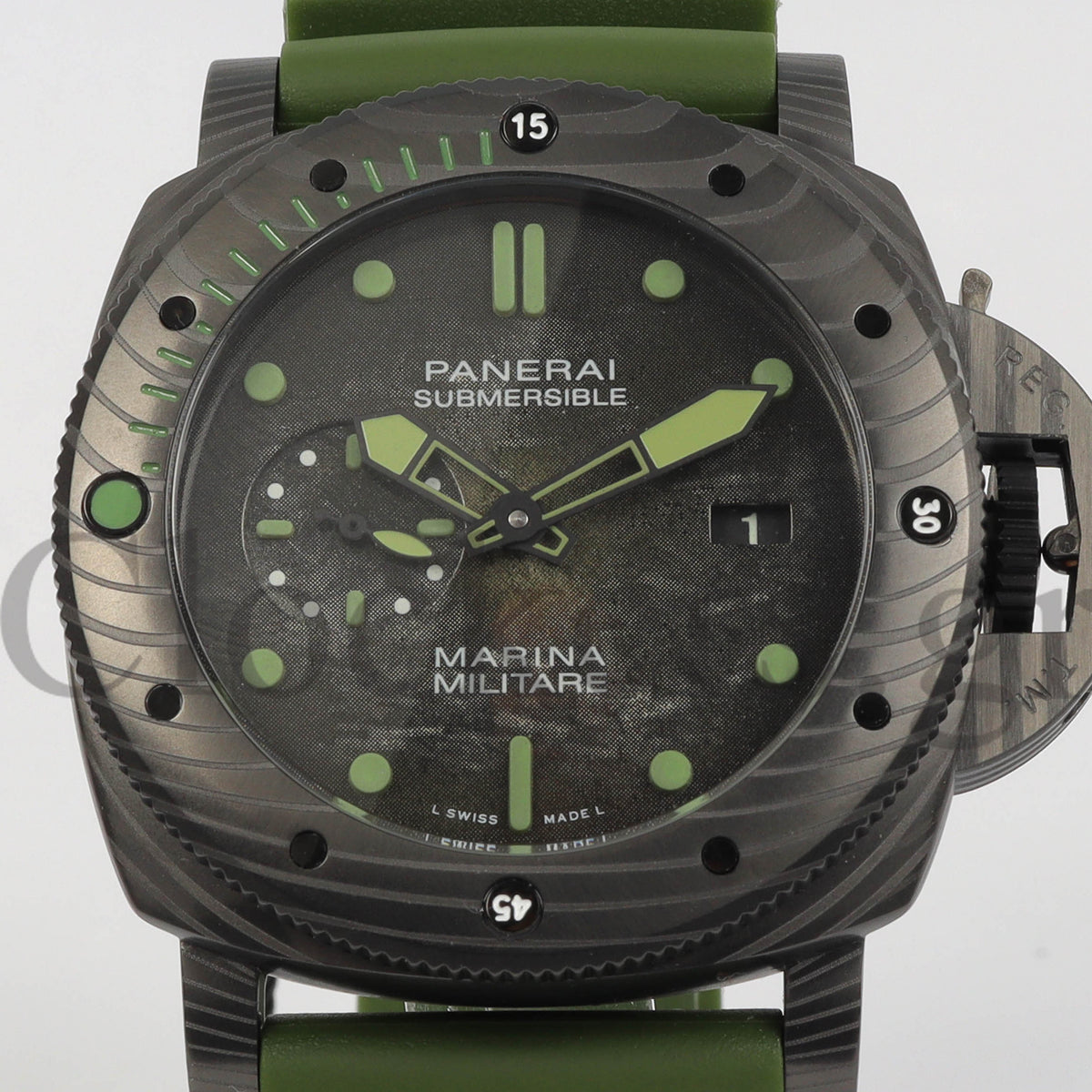 PANERAI SUBMERSIBLE MARINA MILITARE CARBOTECH CLONE