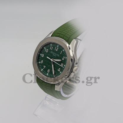 PATEK PHILIPPE AQUANAUT TIME GREEN DIAL AUTOMATIC  5164A-001 CLONE 1:1