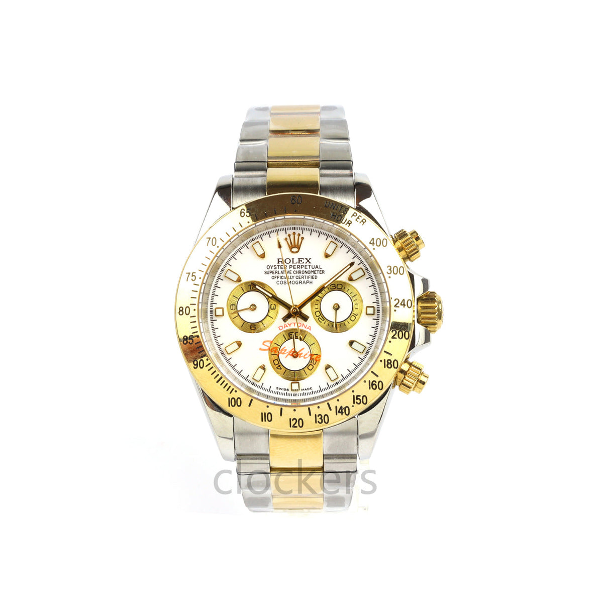 COSMOGRAPH DAYTONA 2-TONE WHITE DIAL 40MM CLONE 1:1