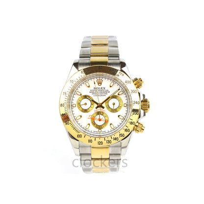 COSMOGRAPH DAYTONA 2-TONE WHITE DIAL 40MM CLONE 1:1