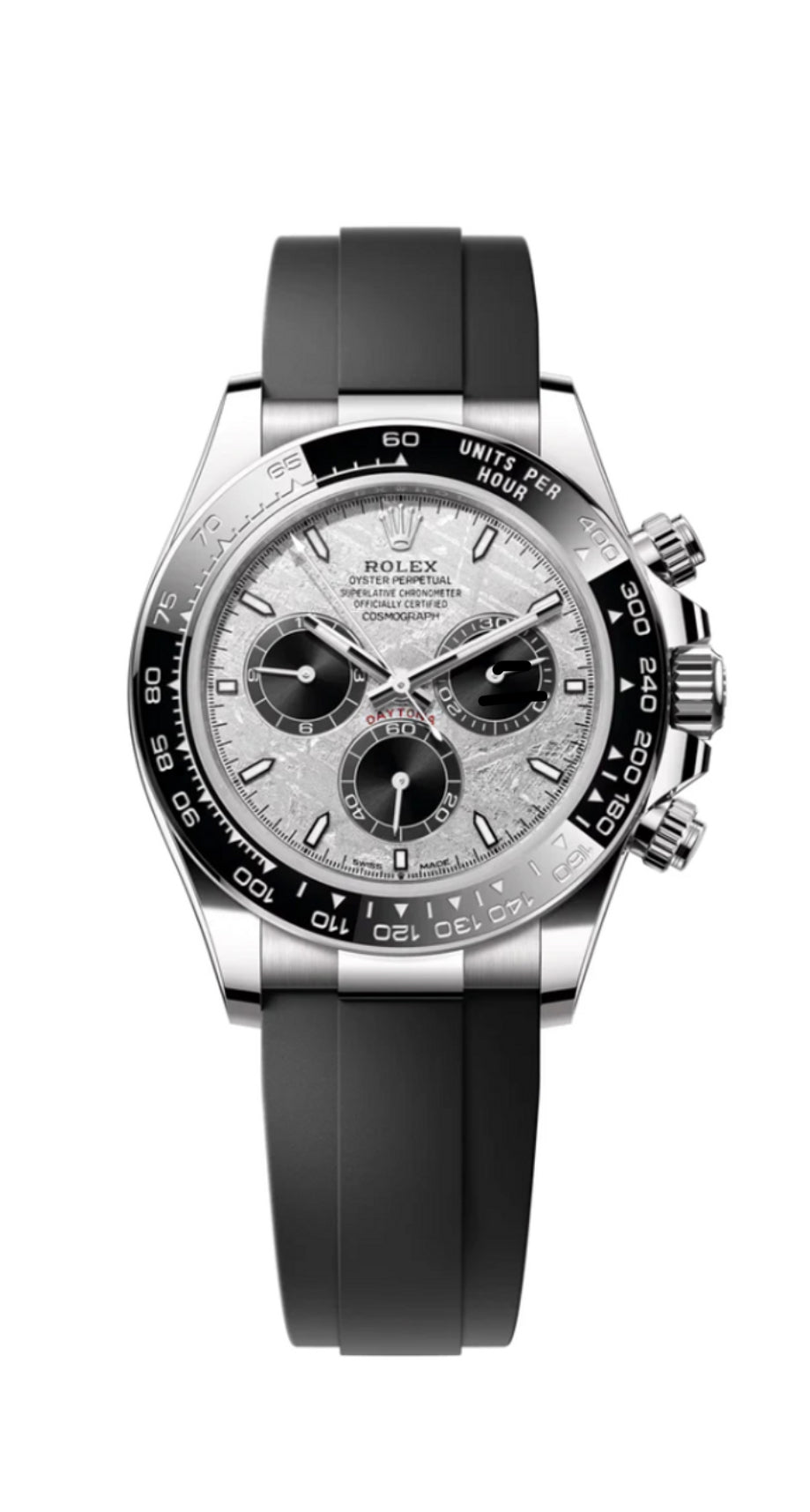 COSMOGRAPH DAYTONA RUBBER STRAP CERAMIC BEZEL 40MM 1:1