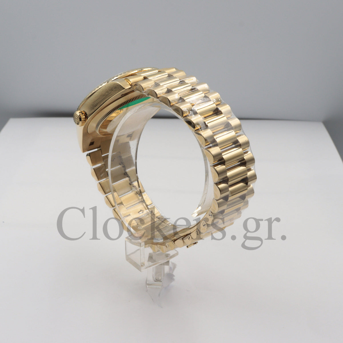 DAY-DATE II  40 MM OYSTER GREEN DIAL STICK MARKERS