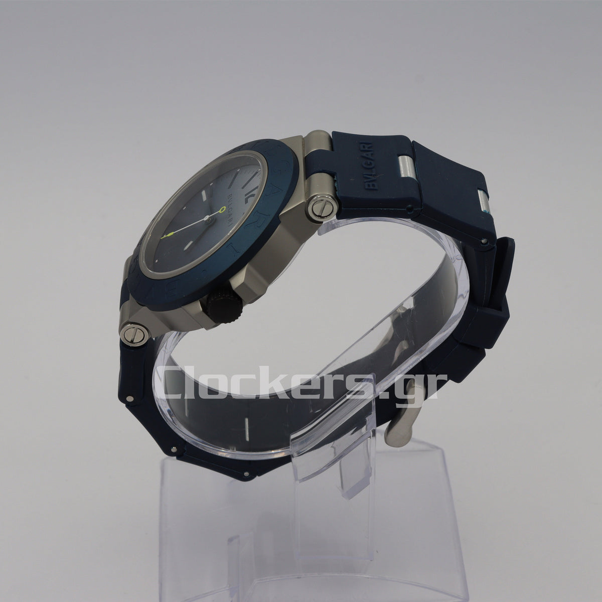 BVLGARI ALUMINIUM 40MM RUBBER BEZEL BLUE 1:1