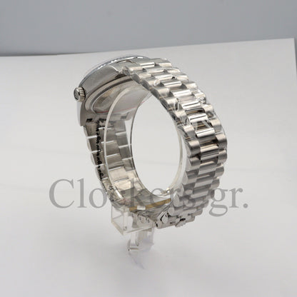 Rolex Day-Date 36 36mm Day Date 12834 White Gold with Diamond Bezel Pink Opal Dial 1:1