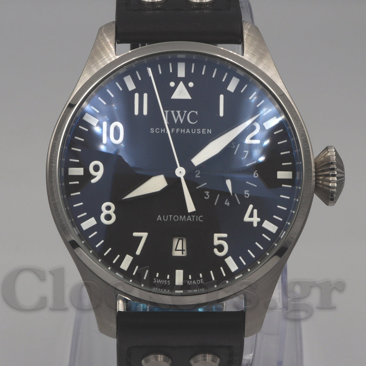 IWC BIG PILOT BLACK DIAL AUTOMATIC MEN'S WATCH CLONE