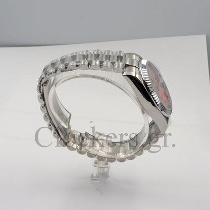 Rolex Day-Date 36 36mm Day Date 12834 White Gold with Diamond Bezel Pink Opal Dial 1:1