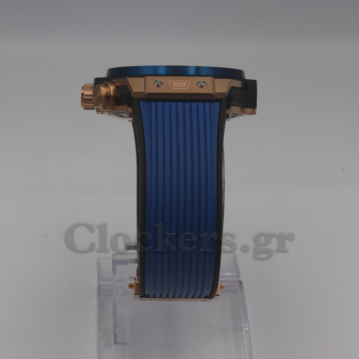 Hublot Big Bang Unico  Rose Gold - Blue Skeleton Dial - Rubber Strap