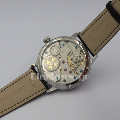VACHERON CONSTANTIN TRADITIONNELLE WOLRD TIME BLACK STRAP