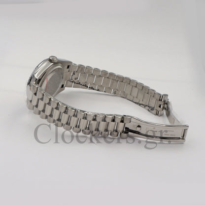 Rolex Day-Date 36 36mm Day Date 12834 White Gold with Diamond Bezel Pink Opal Dial 1:1