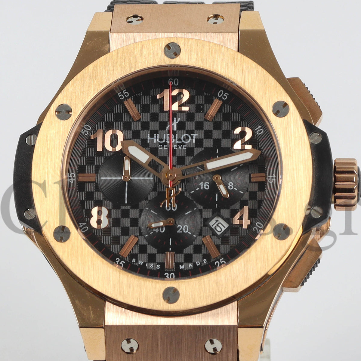 HUBLOT BIG BANG REF. 301.M, 18K ROSE GOLD, TITANIUM & CERAMIC AUTOMATIC CHRONOGRAPH