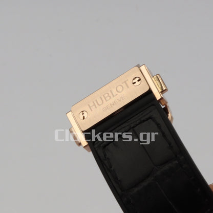 HUBLOT CLASSIC FUSION KING WATCH - 42 MM - BLACK DIAL -  RUBBER AND LEATHER STRAP
