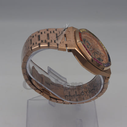 Audemars Piguet Royal Oak Double Balance Wheel Openworked Rainbow Double Balance Wheel Openworked