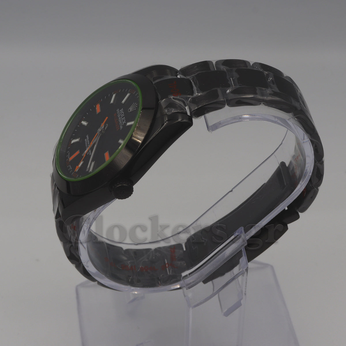 MILGAUSS 116400GV – BLACK DIAL – GREEN CRYSTAL – PVD