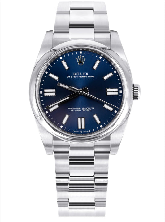 DATEJUST 36MM SILVER BLUE DIAL CLONE