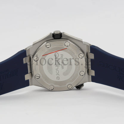 AUDEMARS PIGUET ROYAL OAK OFFSHORE DIVER 15710ST.OO.A052CA.01 BLUE INDEX STAINLESS STEEL RUBBER