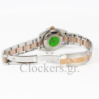 DATEJUST 31MM 2-TONE BRONZE CHOCOLATE ROMAN DIAMONDS CLONE