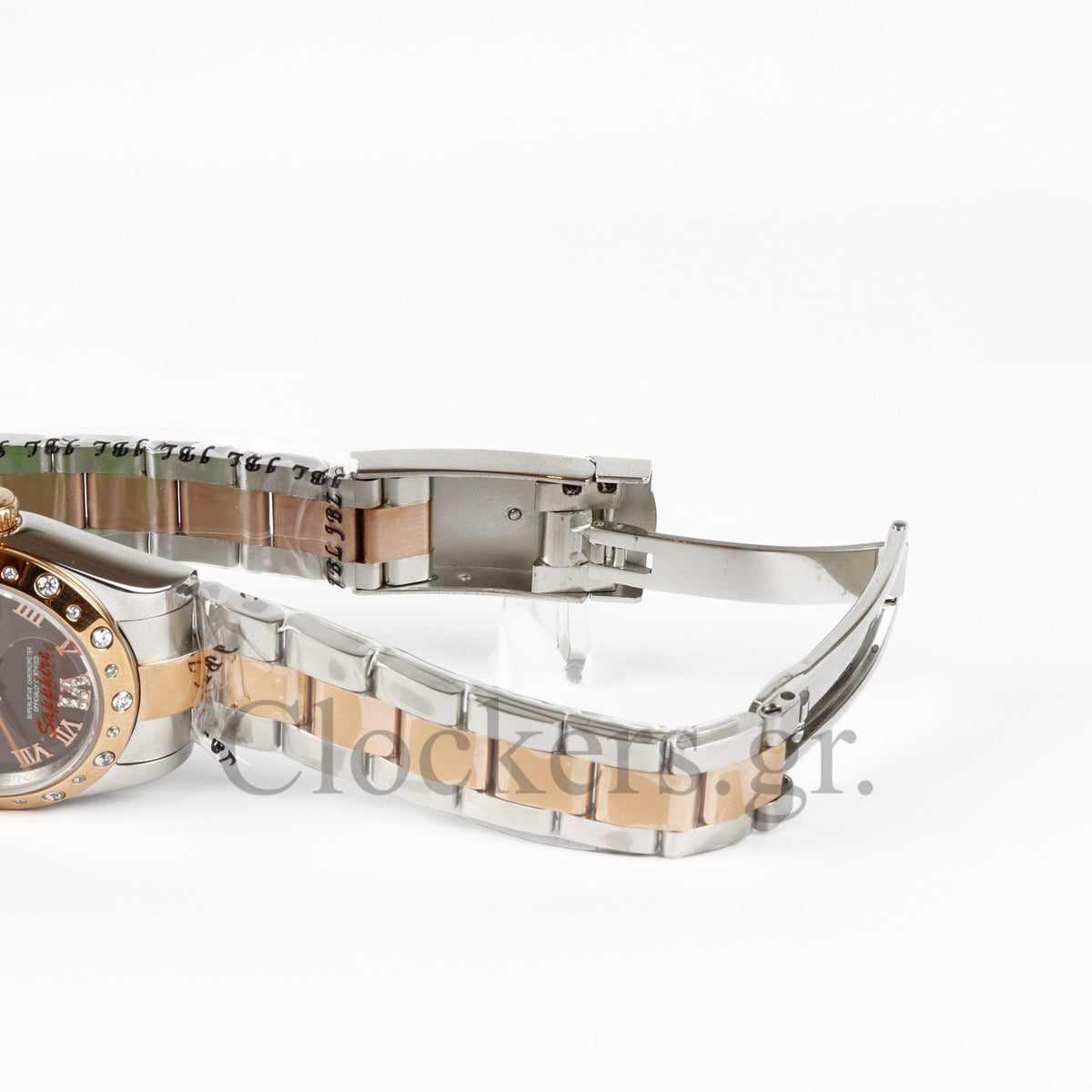 DATEJUST 31MM 2-TONE BRONZE CHOCOLATE ROMAN DIAMONDS CLONE