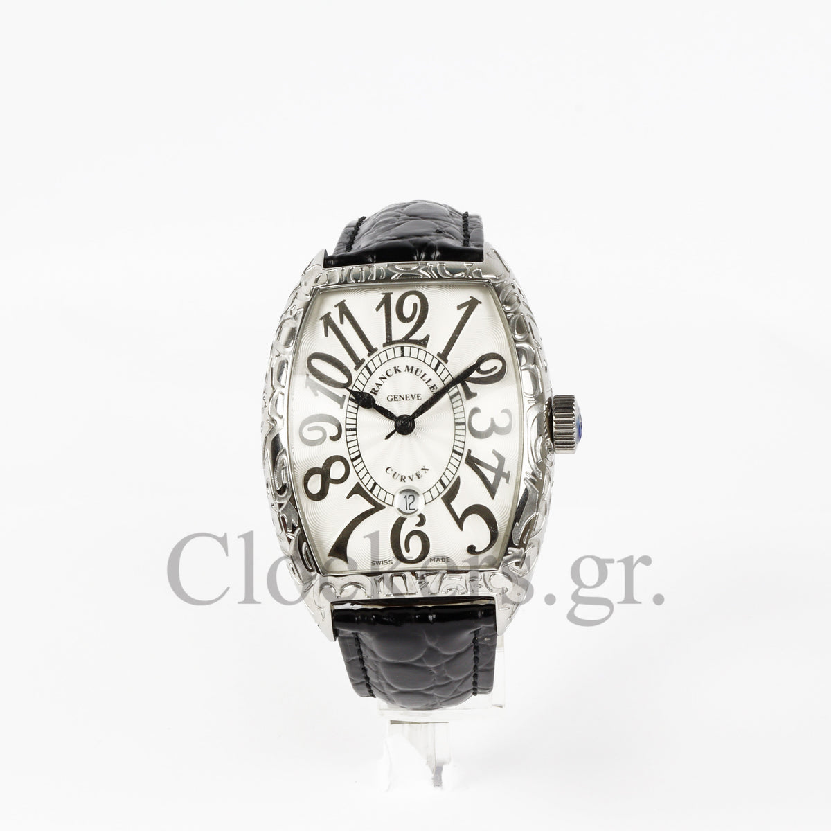 FRANCK MULLER MARINER SILVER WHITE BLACK MARKERS 50MM CLONE 1:1