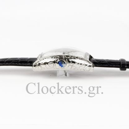 FRANCK MULLER MARINER SILVER WHITE BLACK MARKERS 50MM CLONE 1:1