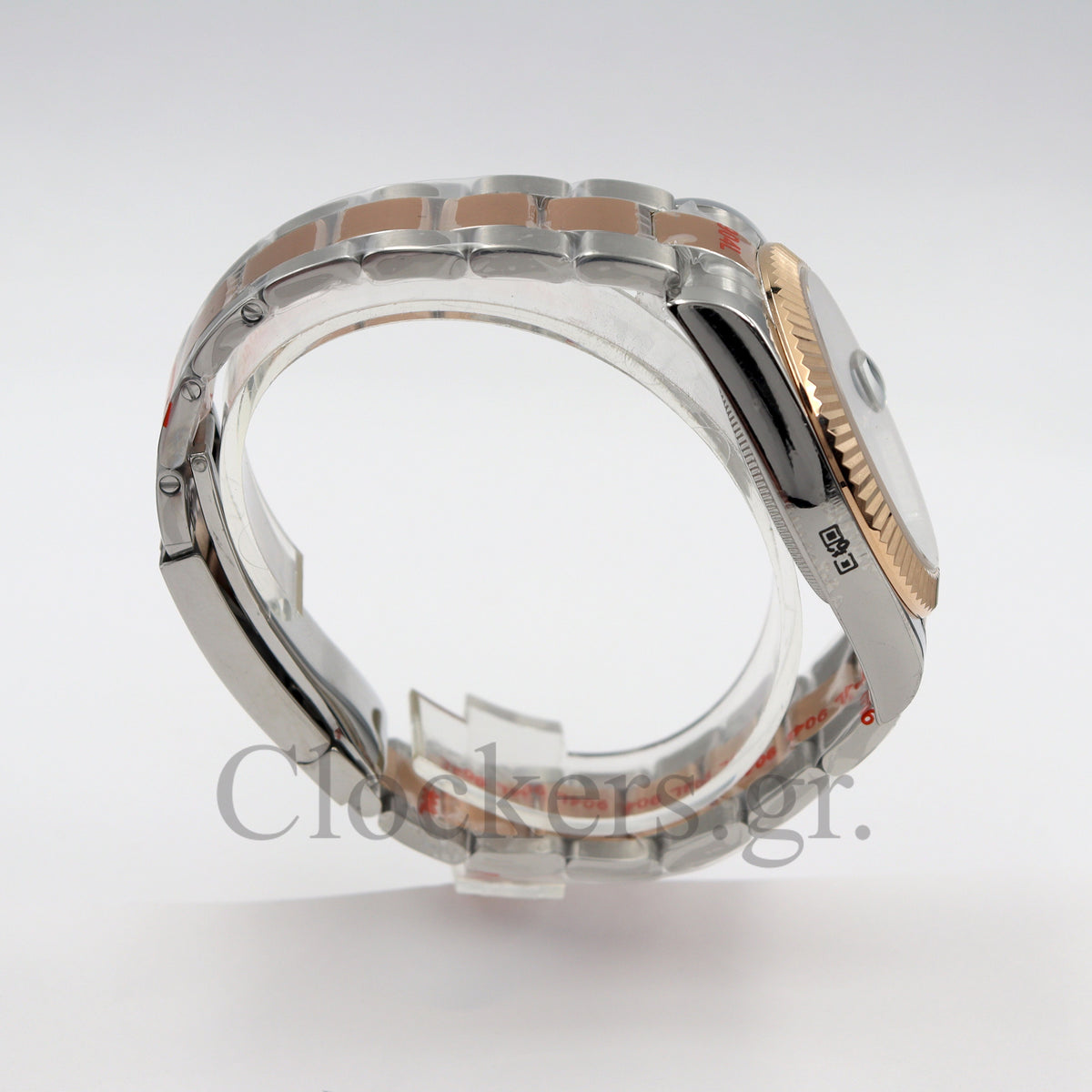 DATE JUST 36 MM 2-TONE OYSTER FLUTED GRAY ROMAN