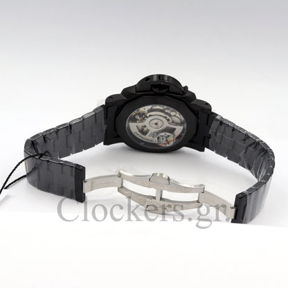 PANERAI PAM 1438 LUMINOR MARINA 1950 3 DAY AUTOMATIC GMT CERAMICA BRACELET 1:1