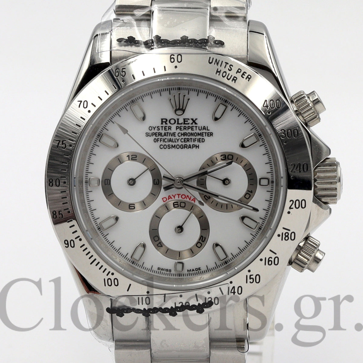 C0SM0GRAPH DAYT0NA WHITE DIAL SS 40MM
