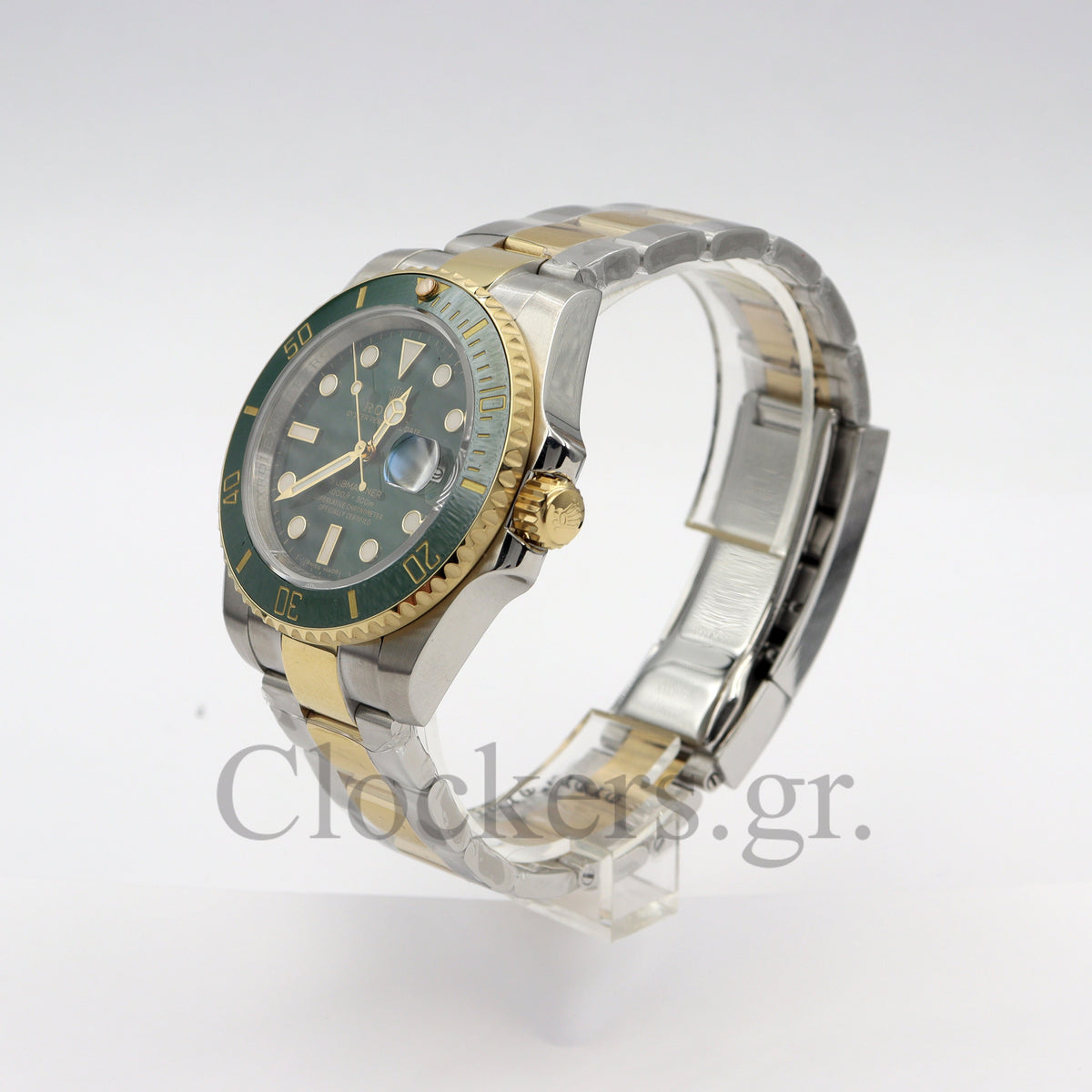 SUBMARINER 2-TONE GREEN CERAMIC BEZEL 40MM 1:1
