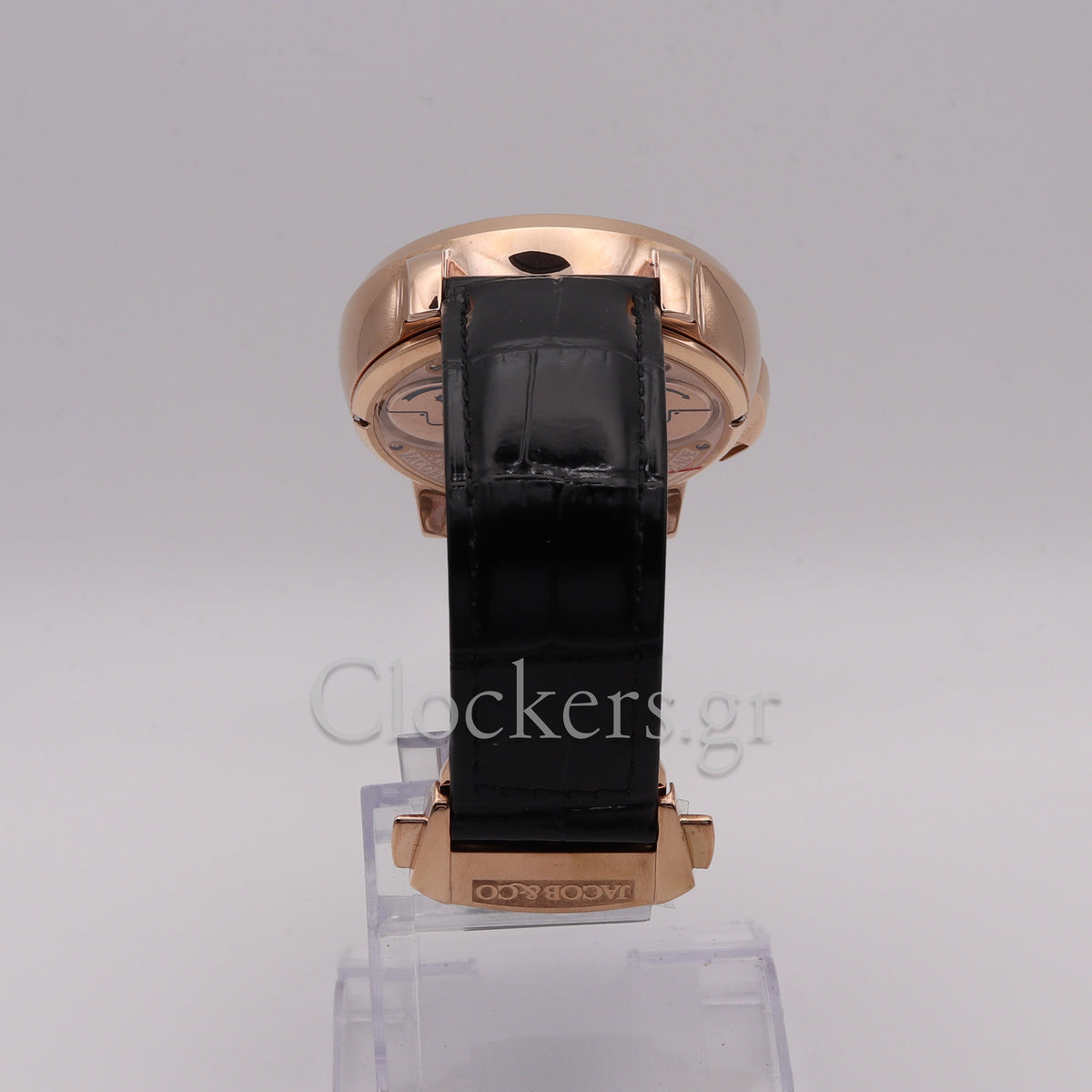 Jacob & Co. 'The Casino Tourbillon' CA100.40.Rose Gold Black Onyx Dial Limited Edition