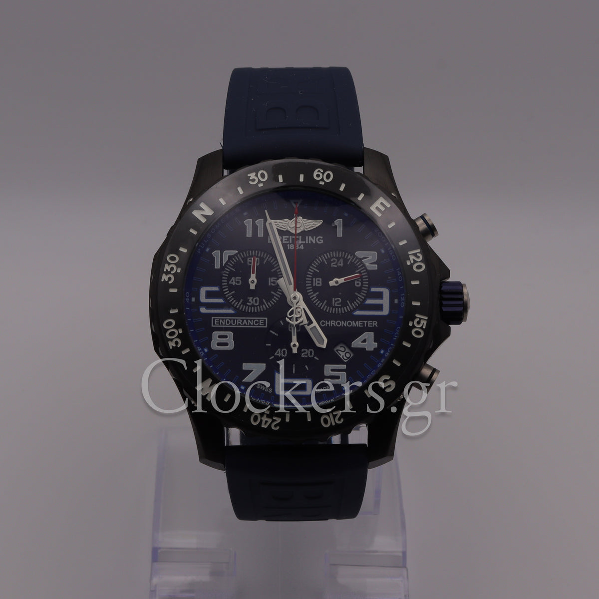 BREITLING ENDURANCE PRO CHRONOGRAPH 44MM BLUE DIAL MENS WATCH