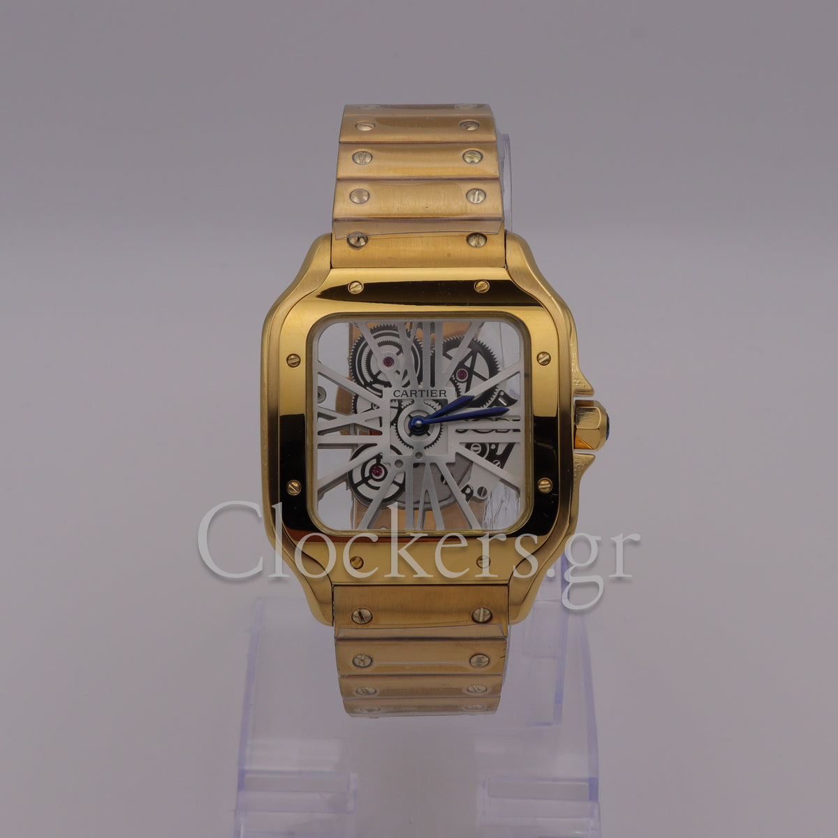 CARTIER SANTOS NEW 2023 SANTOS DE CARTIER SKELETON  GOLD