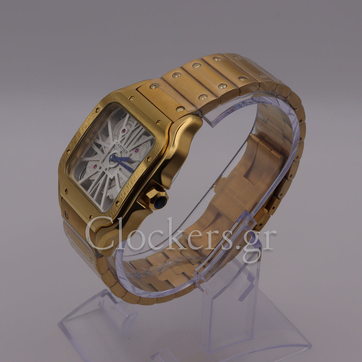 CARTIER SANTOS NEW 2023 SANTOS DE CARTIER SKELETON  GOLD