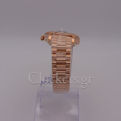 DAY-DATE II 41MM ROSE GOLD BRONZE DIAL RB STICKS MARKERS CLONE 1:1