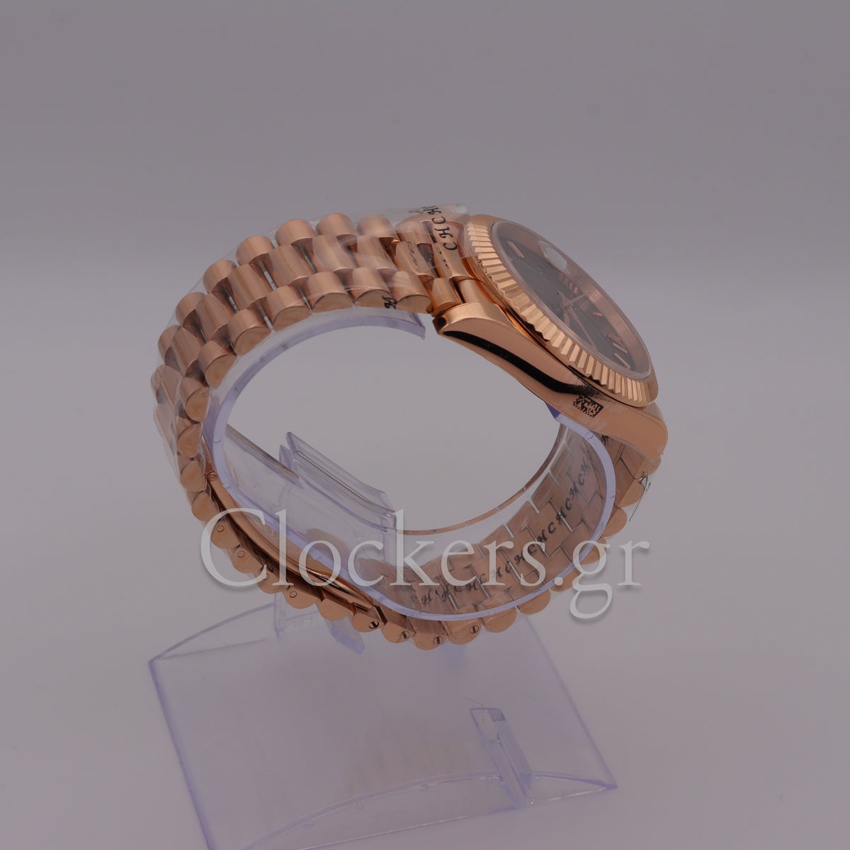 DAY-DATE II 41MM ROSE GOLD BRONZE DIAL RB STICKS MARKERS CLONE 1:1