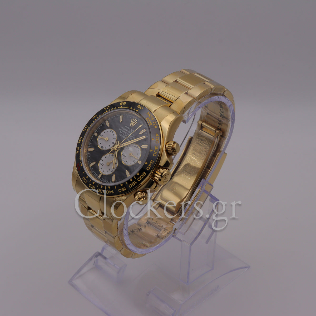 C0SM0GRAPH DAYT0NA GOLD BLACK DIAL 40MM CLONE
