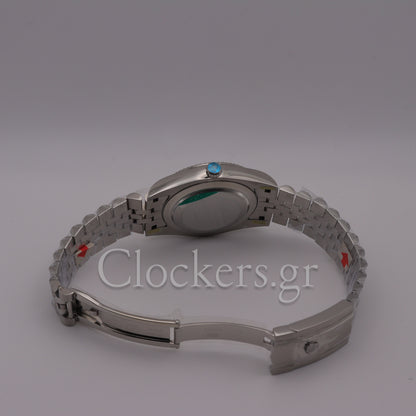 DATE JUST SS 41MM BLUE DIAL STICK MARKERS JUBILEE