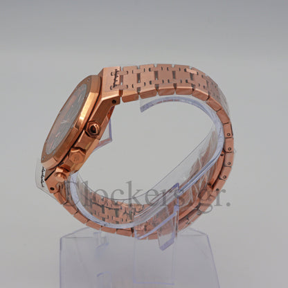 AUDEMARS PIGUET ROYAL OAK CHRONOGRAPH PINK GOLD BLACK DIAL 26239OR.OO.D821CR.
