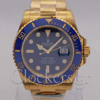 Rolex Submariner Date Full Yellow Gold Bluesy 126618LB Full Set